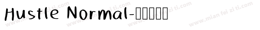 Hustle Normal字体转换